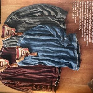 Carbon2Cobalt Men's Kinetic Henley Shirt in Gray